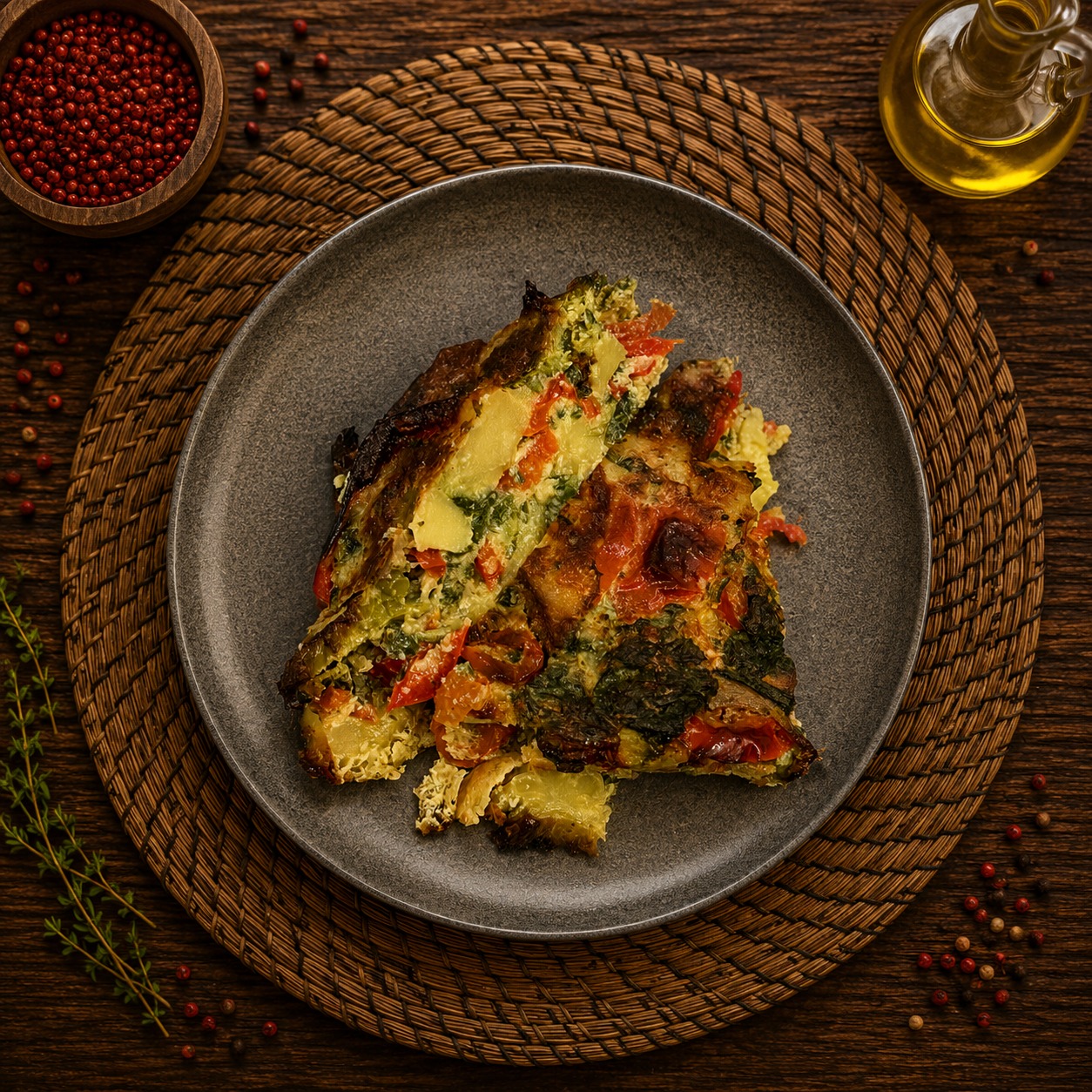 Frittata cu legume